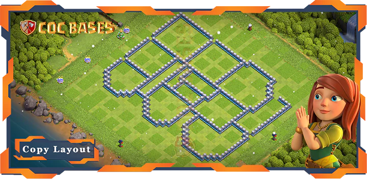 Town Hall 12 Base#288