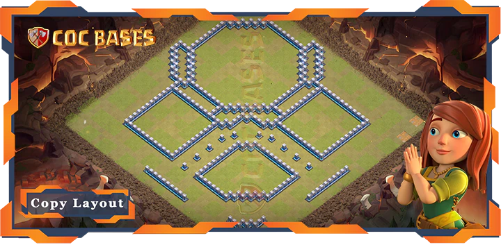 Town Hall 12 Base#222