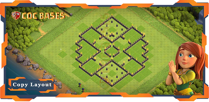Town Hall 9 Base#159