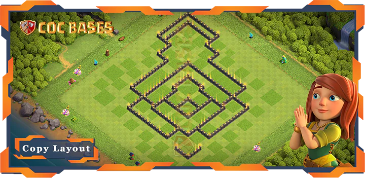 Town Hall 9 Base#258