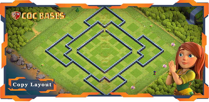 Town Hall 13 Base#366