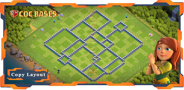 Town Hall 12 Base#411