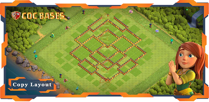 Town Hall 10 Base#157