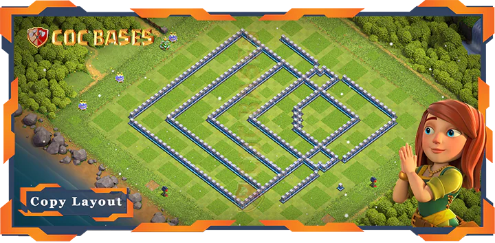 Town Hall 12 Base#255
