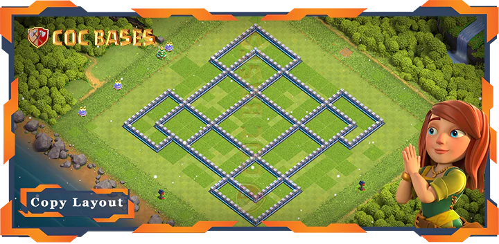 Town Hall 12 Base#257