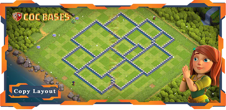 Town Hall 12 Base#200