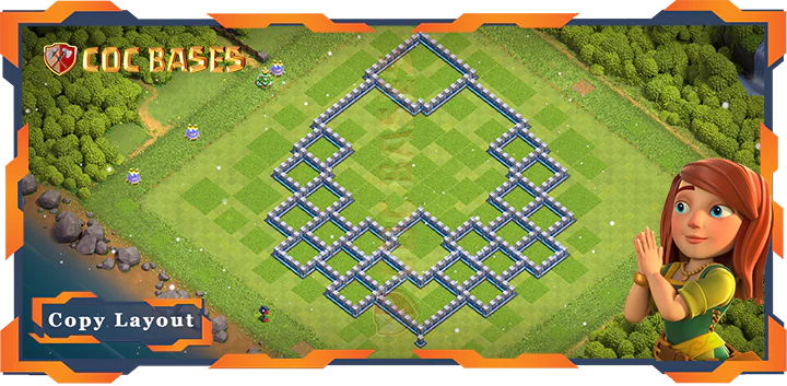 Town Hall 12 Base#172