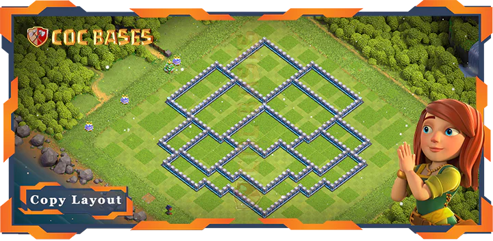 Town Hall 12 Base#154