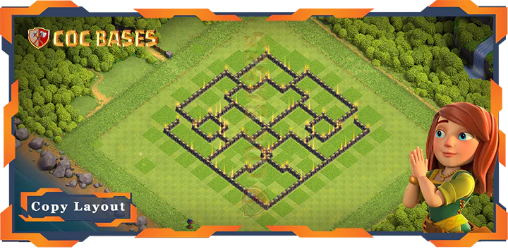 Town Hall 9 Base#157