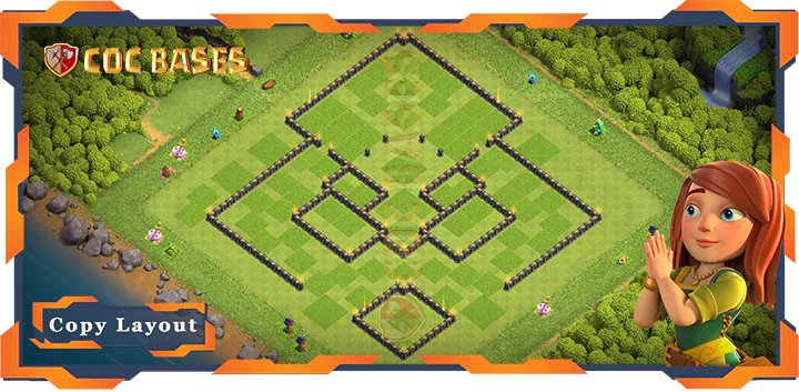 Town Hall 9 Base#255