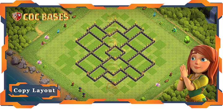 Town Hall 9 Base#186
