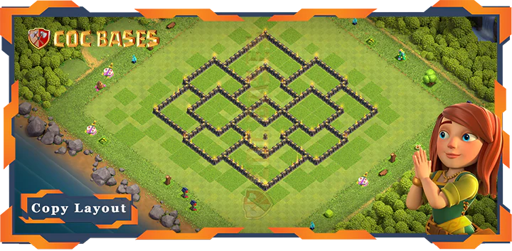 Town Hall 9 Base#196