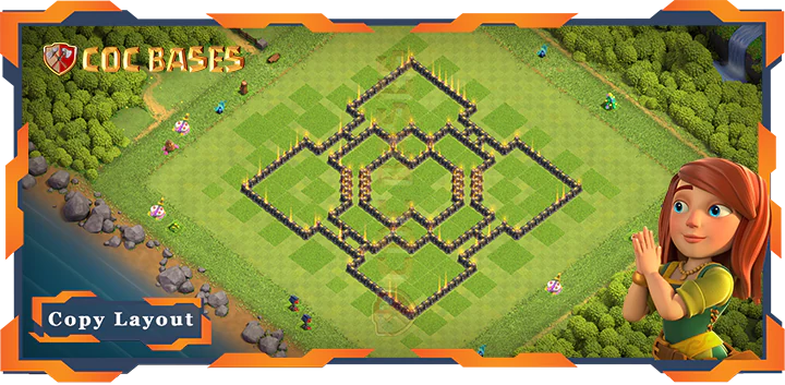 Town Hall 9 Base#243
