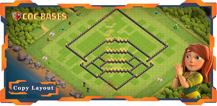 Town Hall 9 Base#257