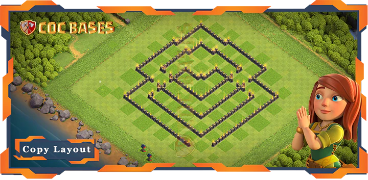Town Hall 9 Base#156