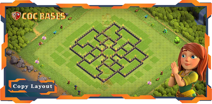 Town Hall 9 Base#198