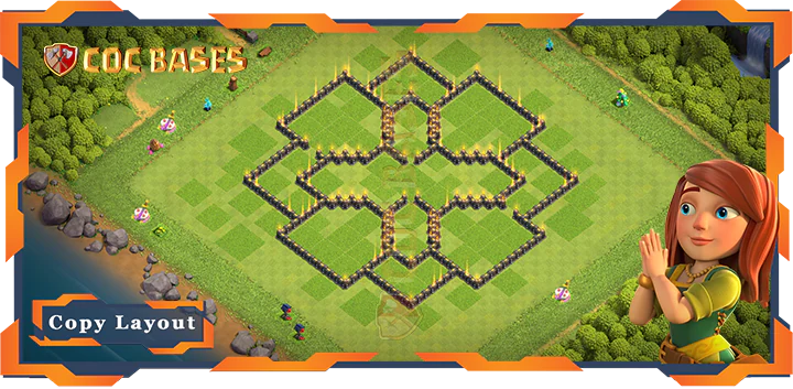 Town Hall 9 Base#256