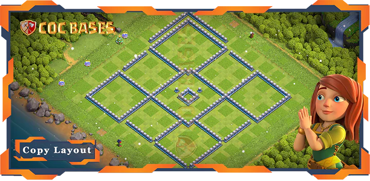 Town Hall 12 Base#186