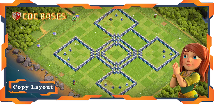 Town Hall 12 Base#197