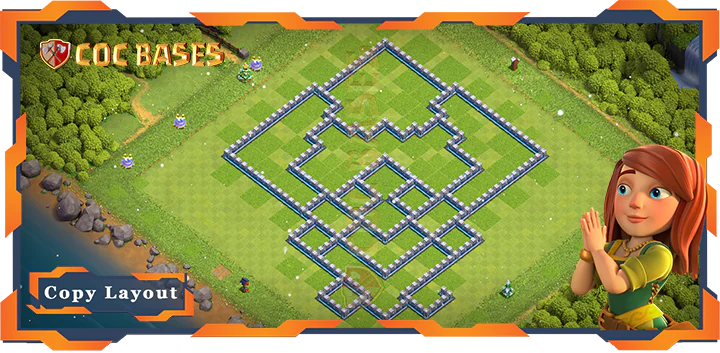 Town Hall 12 Base#225