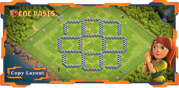 Town Hall 12 Base#206