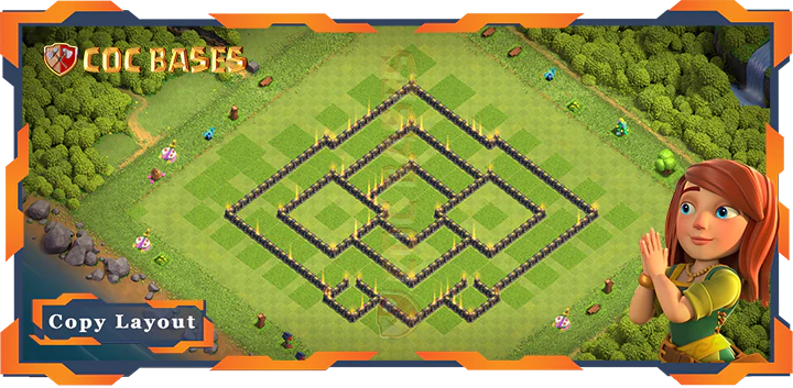 Town Hall 9 Base#224