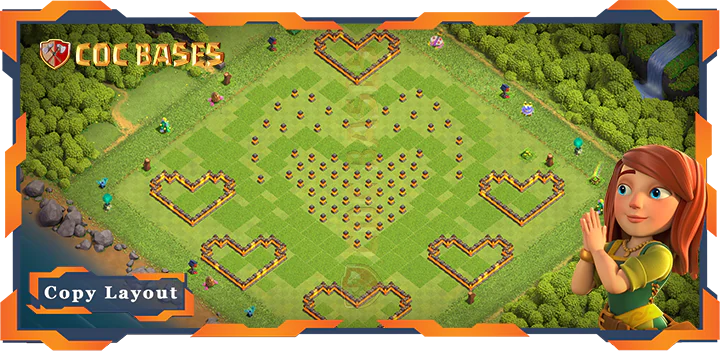 Town Hall 10 Base#174