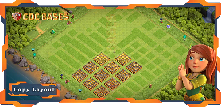 Town Hall 10 Base#205
