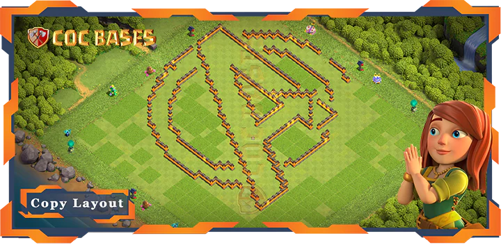 Town Hall 10 Base#208