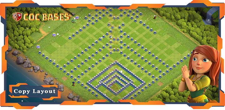 Town Hall 12 Base#195