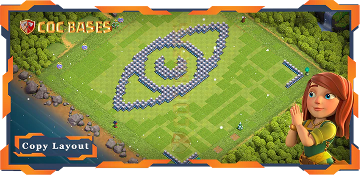Town Hall 12 Base#212