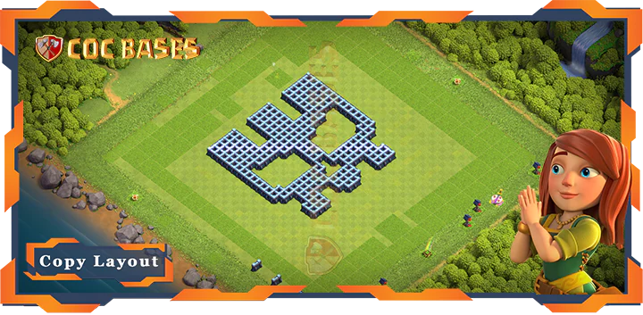 Town Hall 13 Base#198