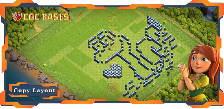 Town Hall 13 Base#208