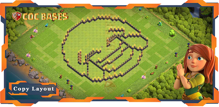 Town Hall 9 Base#207