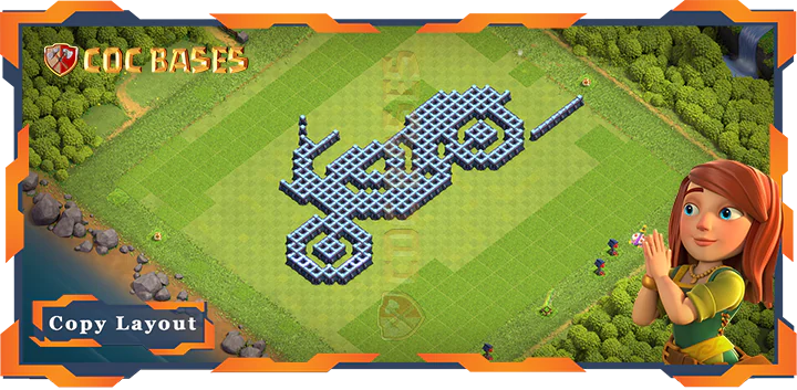 Town Hall 13 Base#195