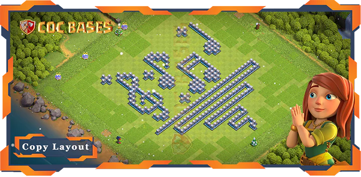 Town Hall 12 Base#215