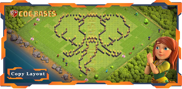 Town Hall 9 Base#209