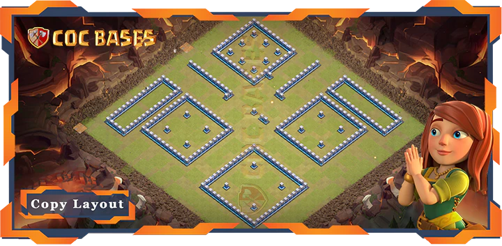 Town Hall 12 Base#357