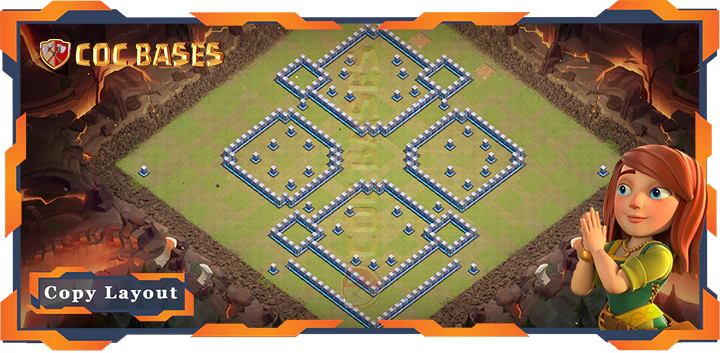 Town Hall 12 Base#205