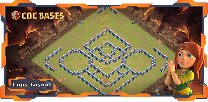 Town Hall 12 Base#168
