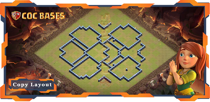 Town Hall 13 Base#255