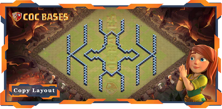 Town Hall 13 Base#221