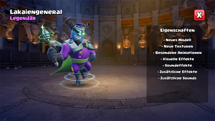 Lakaiengeneral huid maart 2025 Clash of Clans 03
