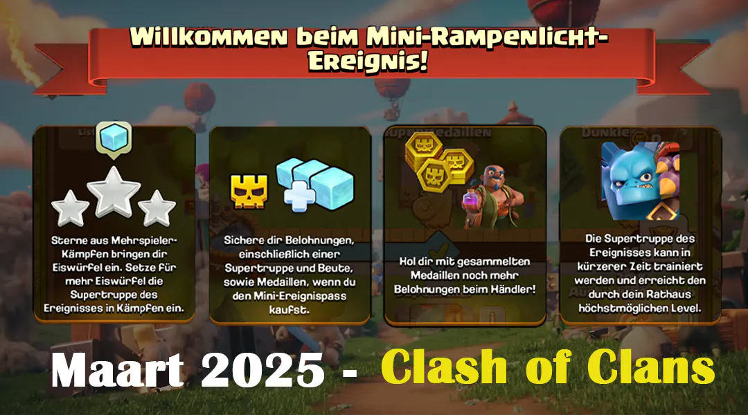 Mini-Spotlight-evenement mei 2025 - Clash of Clans 60 Mini-Spotlight Evenement maart 2025, Clash of Clans