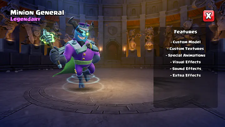 Minion General skin march 2025 clash of clans 03