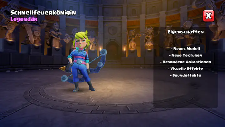 SCHNellfeuERKONIGIN huid maart 2025 Clash of Clans 03