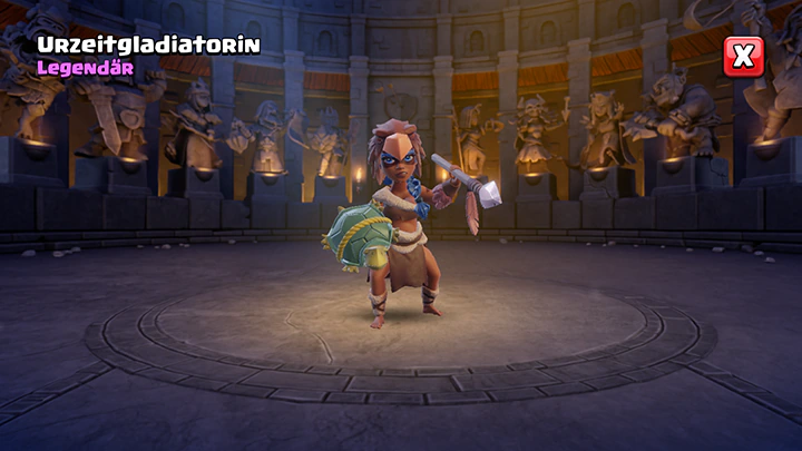 Urzeitgladiatorin - Mini Spotlight Evenement - maart 2025 Clash of Clans
