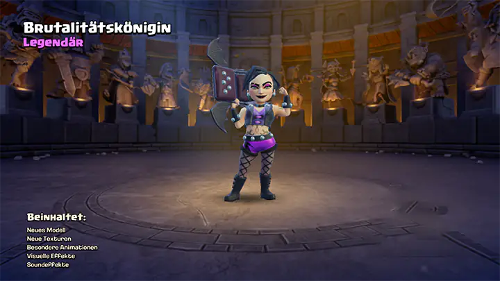 Brutalitätskönigin Skin - April 2025 - clash of clans 03