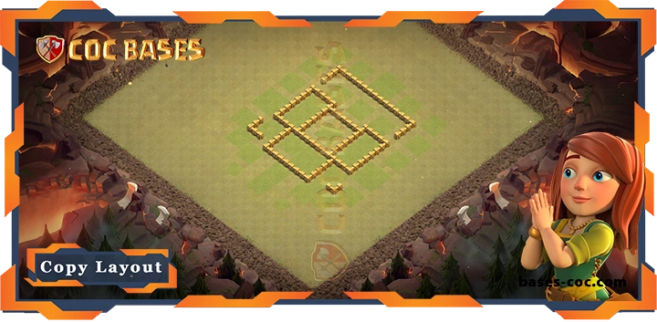 Town Hall 5 Base#64