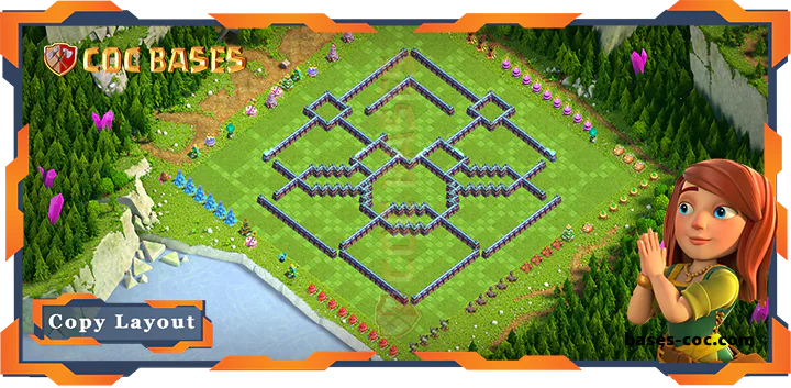 Town Hall 15 Base#166